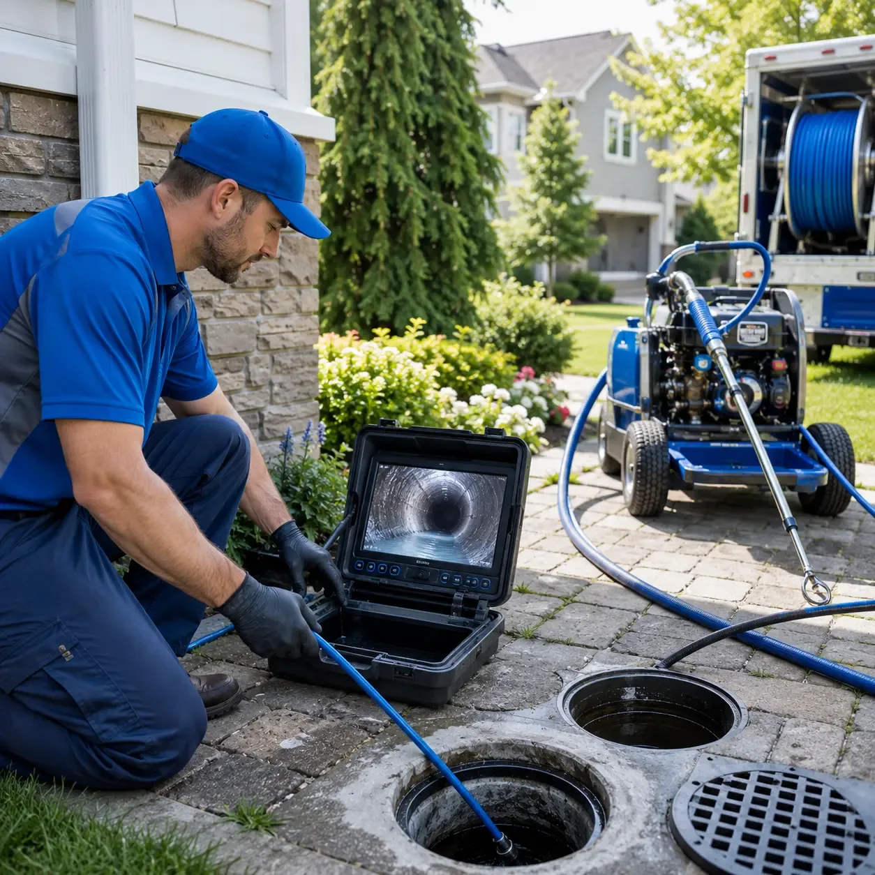 Outdoor drain cleaning professionals serving Manchester Township, NJ